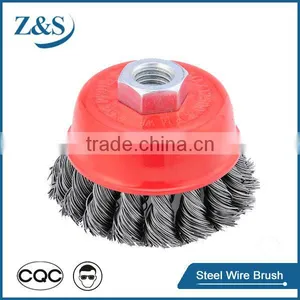 Twist Knotted Wire Bowl Cup Brushes thumbnail-1