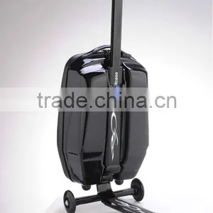Famous Design Good Scooter/ Trolley Leather Backpack Case thumbnail-1