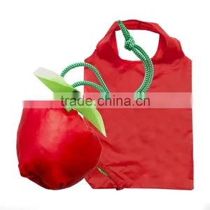 Promotional Reusable Polyester Foldable Beach Bag Wholesale Nylon Foldable Shopping Bag thumbnail-5