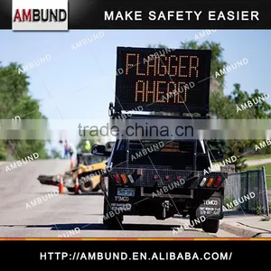 Solar Truck-Mount Variable Message Signs For Traffic Management, Outdoor Truck Mounted VMS thumbnail-2