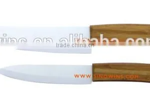 A3208 Hot Sale Ceramic Blade Knife Knives Set With Bamboo Handle thumbnail-2