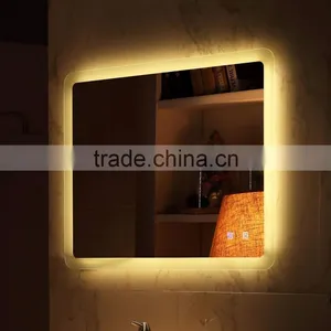 Frameless CE/UL New Design Bathroom LED Lighted Mirror With Fogless Shower Mirror thumbnail-1