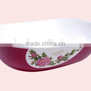 Four-piece Peony Bi-Color Candy Tray Salad Bowl thumbnail-4