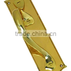 Classic Brass Door Handles With Plating thumbnail-1