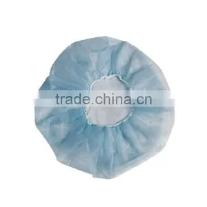 Non-woven Disposable Round Nurses Caps Bouffant Nurses Caps thumbnail-3
