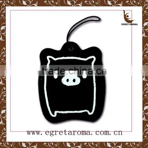 EA1-1011 Green Customized Hanging Paper Car Air Freshener thumbnail-2