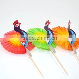Phoenix /bird/artificial Flowers Decoration for Happy Birthday thumbnail-1