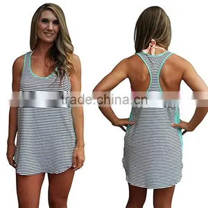 Swimsuit Cover Up Super Soft Cotton Polyester Blend Tank Extender Racerback Swimsuit Beachwear Dress Swimwear One Piece thumbnail-1