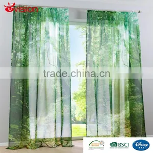 Design Curtains,good Sales in Germany,forest Degital Print,photo Print thumbnail-2