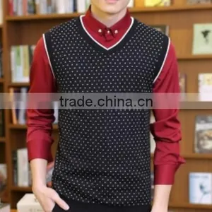 OEM Service Computer Knitted Sleeveless Adult Sweater Onesie thumbnail-1