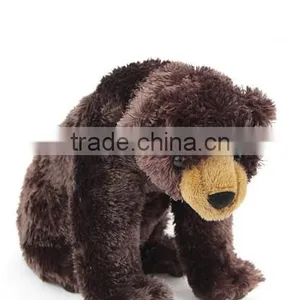 Cuddly Stuffed Vivid Sitting Forest Animal Toys White Plush Custom Polar Bear thumbnail-2