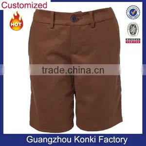 Brown Color 100%cotton Fabric Mens Very Short Shorts thumbnail-1