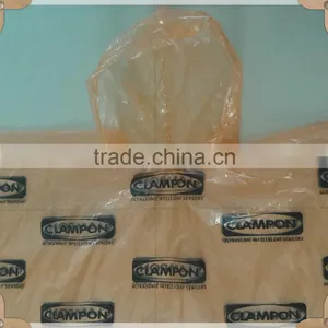 PE Disposable Full Printing Poncho for Promotion thumbnail-2