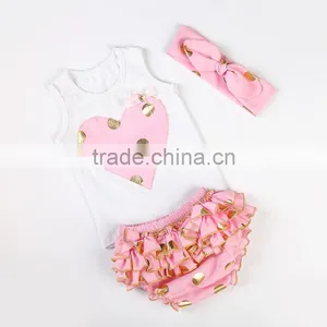 Wholesale Baby Clothing Set , Gold Baby Cotton Outift, New Style Clothes in Stock thumbnail-6
