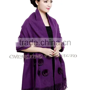 CX-B-P-36B Women 2015 New Hot Fashion Pashmina Scarf With Tassel thumbnail-4
