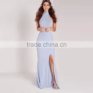 Designer One Piece Party Dress Long Frog Backless Style thumbnail-1