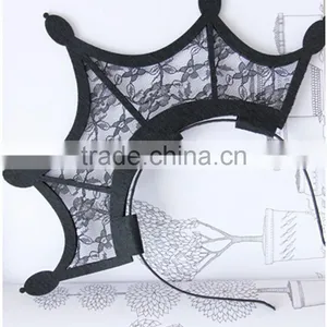 Queen Style Head Hair Hoop,hollow Lace Crown Party Hair Band,holiday Party Halloween Hair Jewelry thumbnail-4