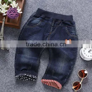 Fashion Baby Girls Boys Cute Baby Long Trouser Kids Soft Jeans Pants thumbnail-4