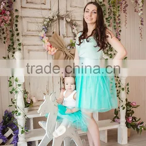 Pretty Set Of Matching Mother Daughter Tutu Dress Short Mini Skirt +Tank+Tops thumbnail-2