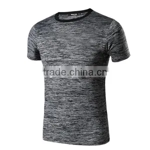Custom Men's Seamless Short Sleeve Round Neck Heater Poly t Shirt thumbnail-4