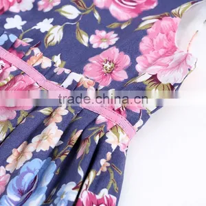 ShiJ Girl Dress 12M to 12Y 100% Cotton Coloful Floral Kids Clothes thumbnail-5