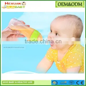 Baby Feeding Bottle With Spoon/squeeze Feeder/Baby Silicone Squeeze Spoon thumbnail-1