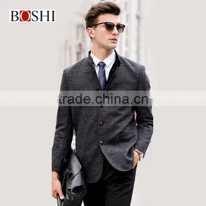 Latest Men Collar Designs Of Stand-away Collar Casual Jacket thumbnail-5
