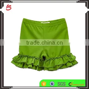 Hot Sale Custom Candy Color Girls Ruffle Shorts Cute Kids Ruffle Pants Wholesale Children's Clothing thumbnail-1