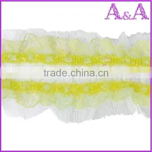 2017 Nice Embroidery Sequin Decorative Lace Trim (YFT-099) thumbnail-1