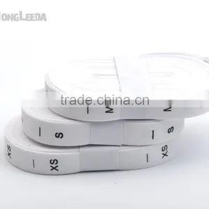 Natural Bleach White COTTON Size Label Clothing Print Tags Silk Screen Garment Tags XS-XXXL thumbnail-4