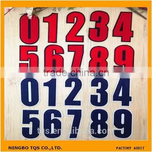 Hiqh Quality Wholesale Embroidery Number Patches thumbnail-1