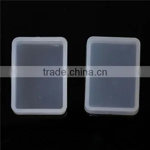 Silicone DIY Tools Resin Mold Rectangle White 35mm x 25mm thumbnail-1