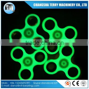 Luminous Tri Hand Spinner Toy With Steel Bearing thumbnail-1