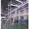 Painting Plastering Safety Adjustble Multi Purpose Scaffolding / Mobile Aluminium Scaffolding Tower thumbnail-1