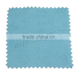 Hot Selling Blue Square Velveteen Custom Jewelry Polishing Cloth thumbnail-2