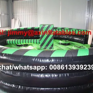 Adult Giant Outdoor Dia 8M Multi-play Inflatable Meltdown Wipeout Games For Sale thumbnail-5