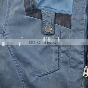 2017 High Quality Men Leather Jacket Price thumbnail-4
