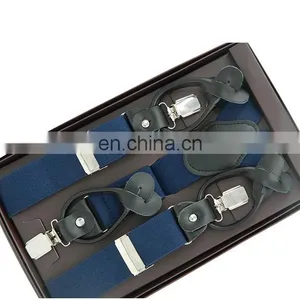 HOT SALE High Quality Men's Braces Suspenders Dual Clips Suspenders thumbnail-2