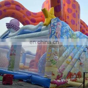 Cheap 2017 Octopus Yard Inflatable Amusement Park,Inflatable Fun City,Inflatable Playground For Kids thumbnail-3