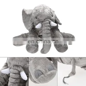 Newest Elephant OEM Dolls Cushion Custom Animal Pillow Plush Toys thumbnail-6