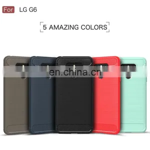for LG G6 High End Brushed TPU Phone Back Cover Case thumbnail-5