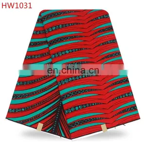 African Wax Prints Fabric Top Quality Hollandis Wax Cotton Fabric thumbnail-3