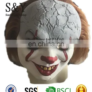 Clown Mask Halloween Costume Creepy Clown Mask With High Quality Latex thumbnail-1