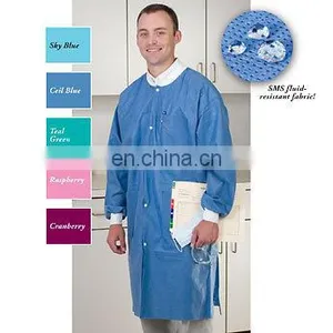 Unisex White Medical Lab Coat thumbnail-1