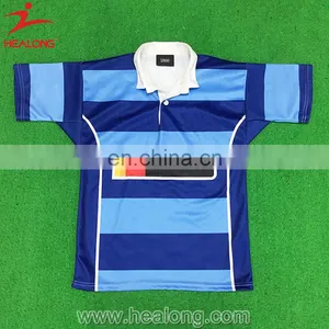 Healong Digital Print Low Price 5Xl Rugby Shirts thumbnail-1