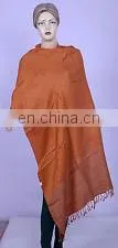 Cashmere Silk Wool Pashmina Scarf Shawl Wrap Cape Paisley Reversible Scarf Wool Blend Long Scarf Tassels Warm Scarves Indian thumbnail-1
