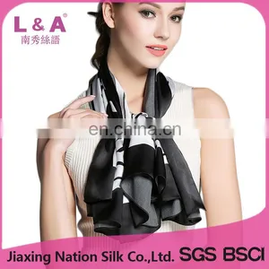 2017 Lady Silk Satin Square Scarf thumbnail-4