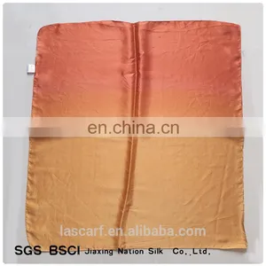 100% Pure Silk Handkerchief Gradient Scarf thumbnail-2
