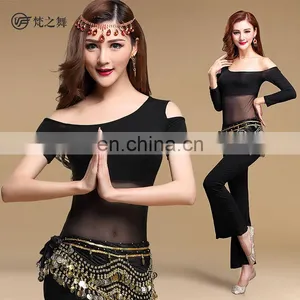 T-5123 High Modal Comfortable Fabric Adult Short Sleeve Bellydance Wear thumbnail-4