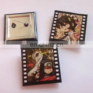 New Arrived Craft Eco-friendly Craft-tin Square Bedge for Decoration thumbnail-1